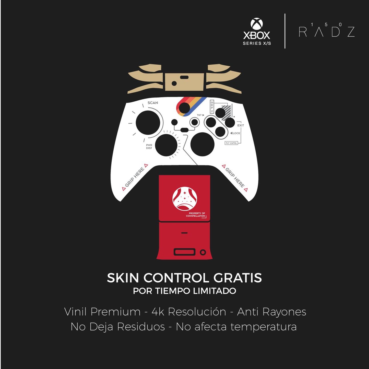 Skin Xbox Series X/S - Starfield