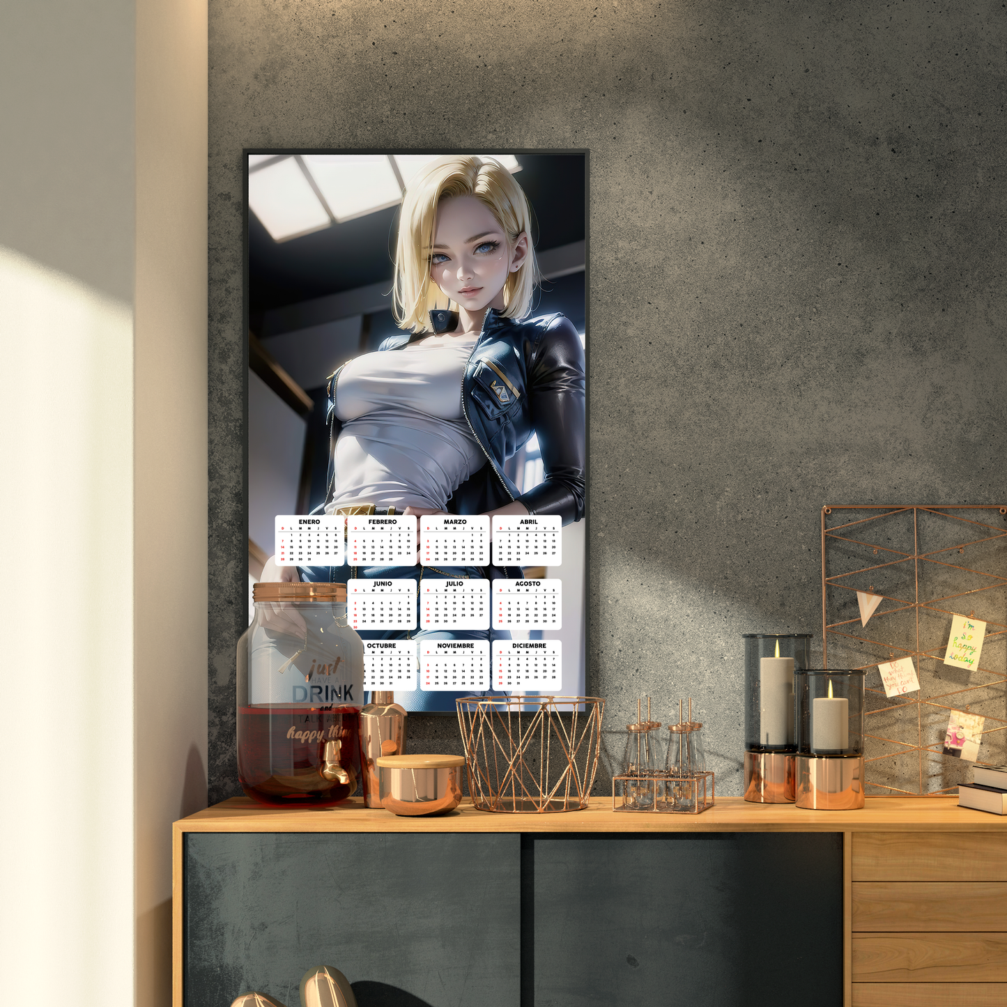 Poster / Calendario Android 18