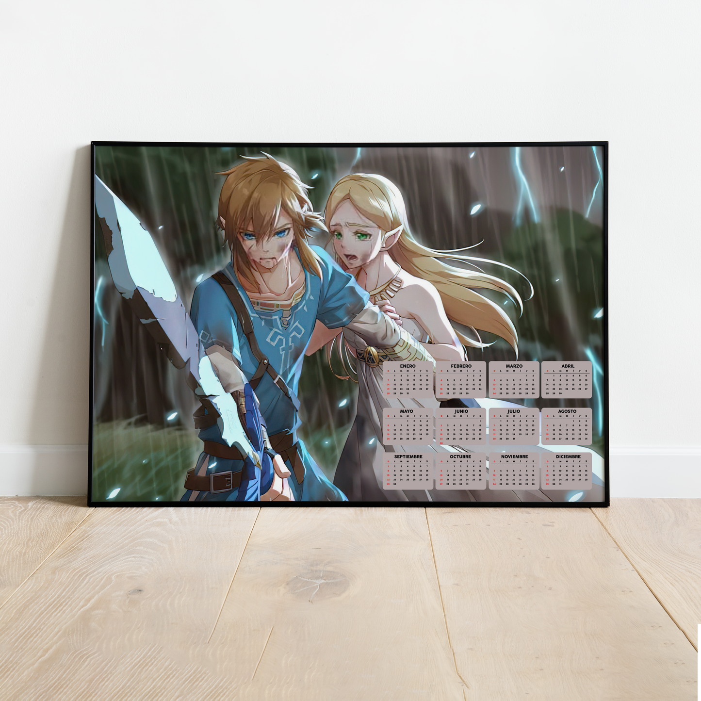 Poster / Calendario Zelda y Link