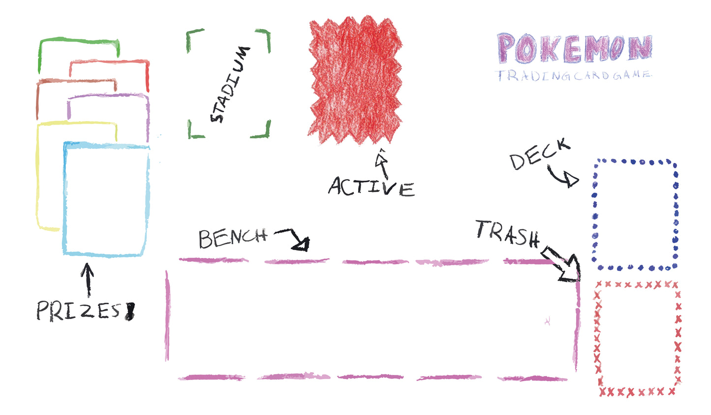 Crayon Pokemon - Playmat OUTLET