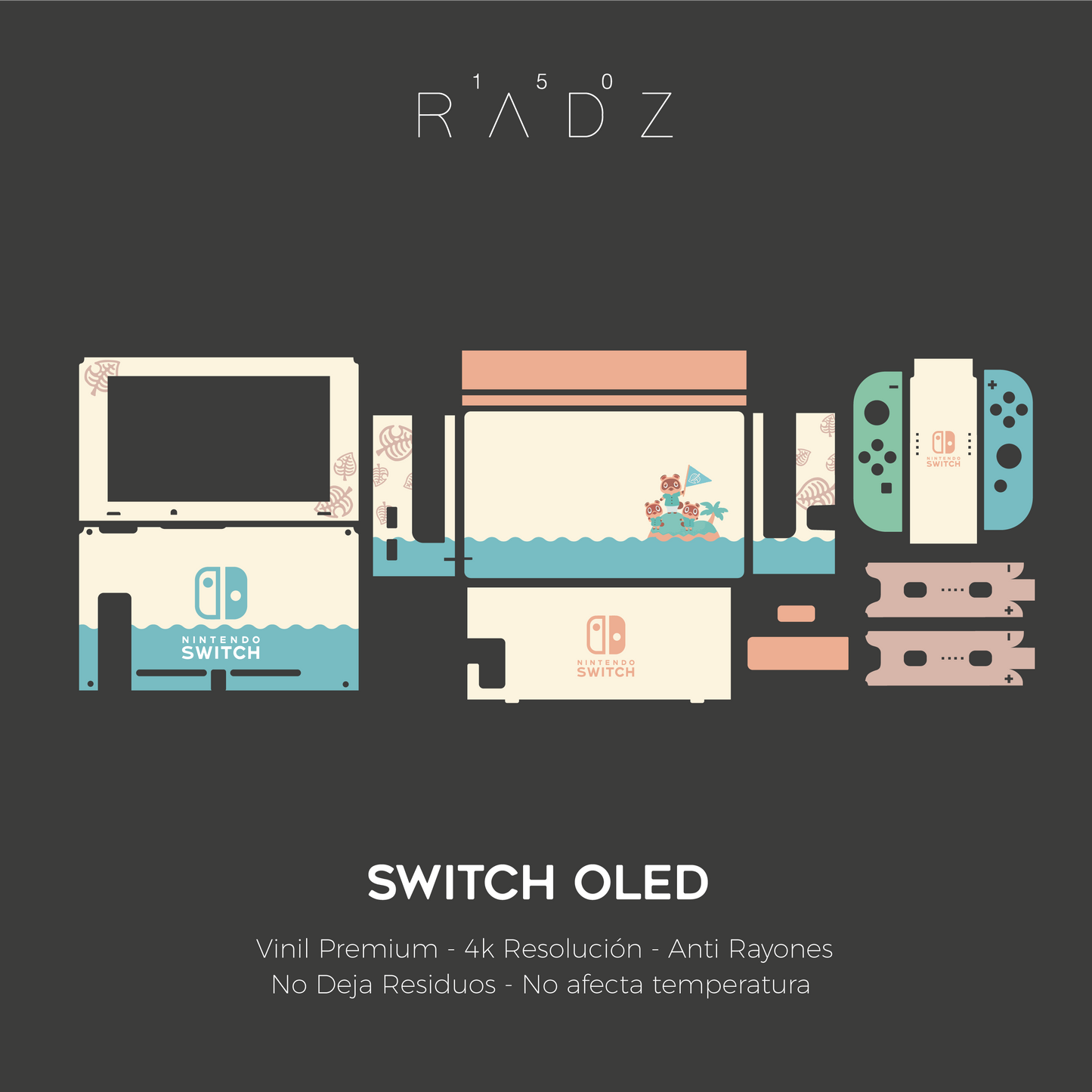 Skin Nintendo Switch - Animal Crossing