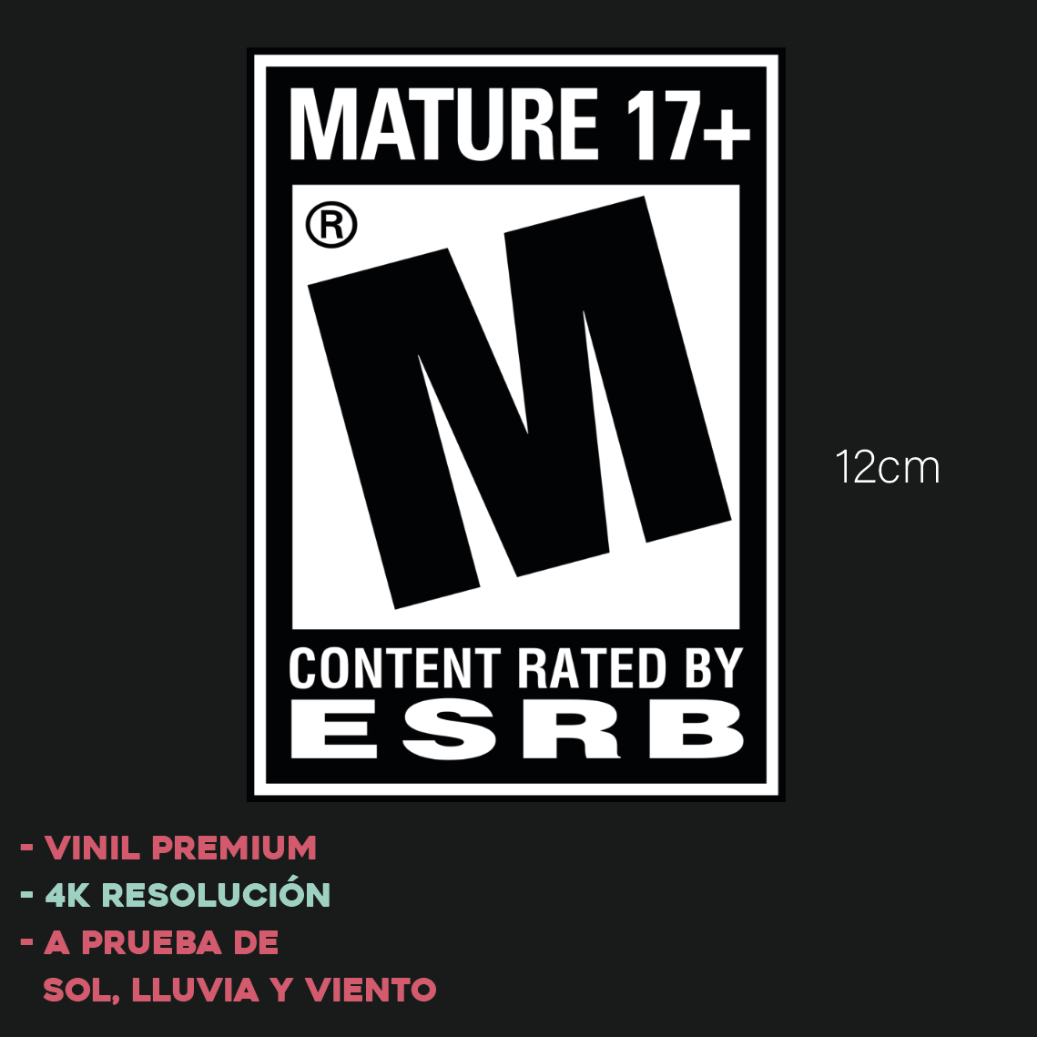 Mature +17 Content - Sticker