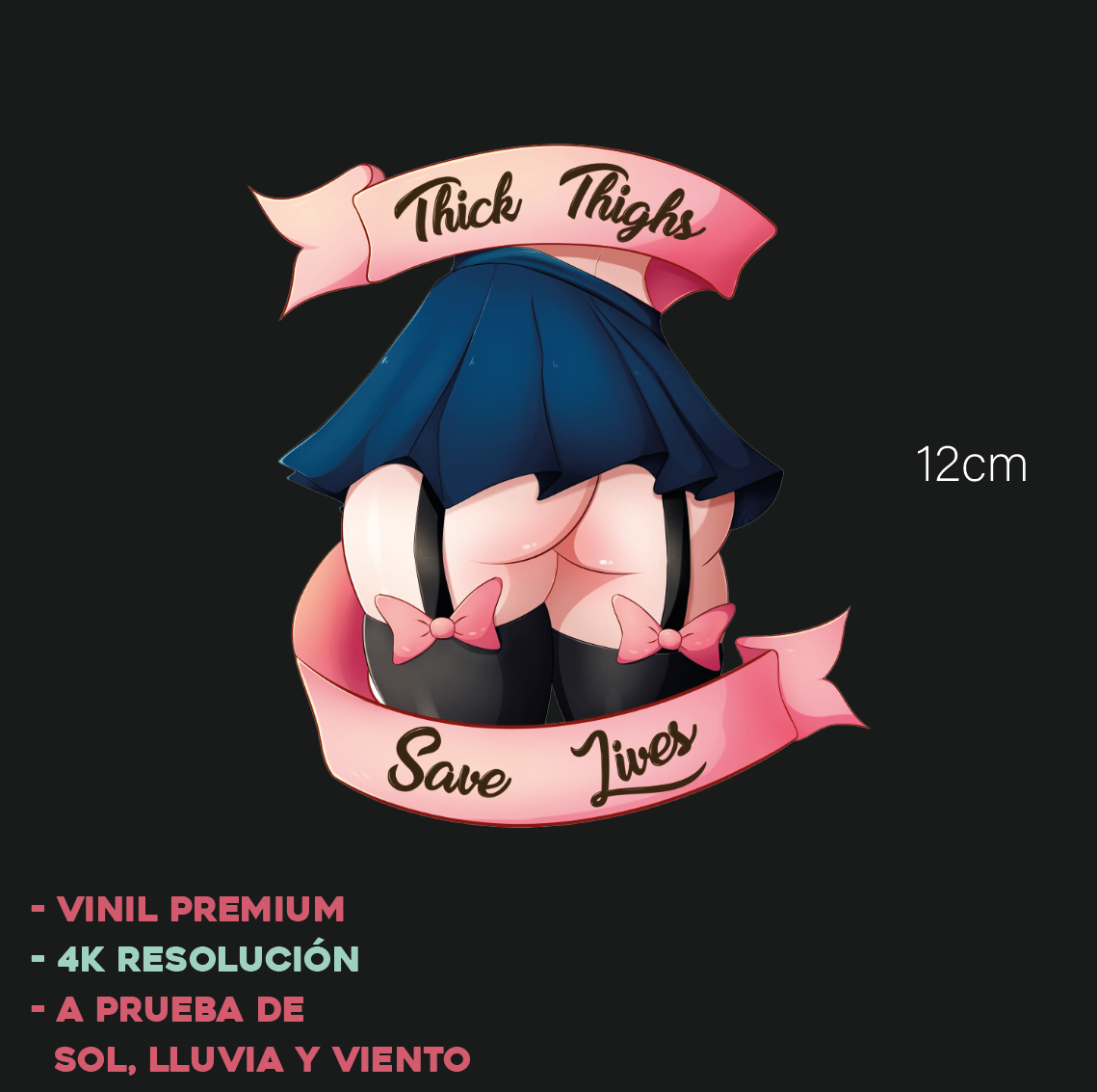 Thick Thighs - Sticker