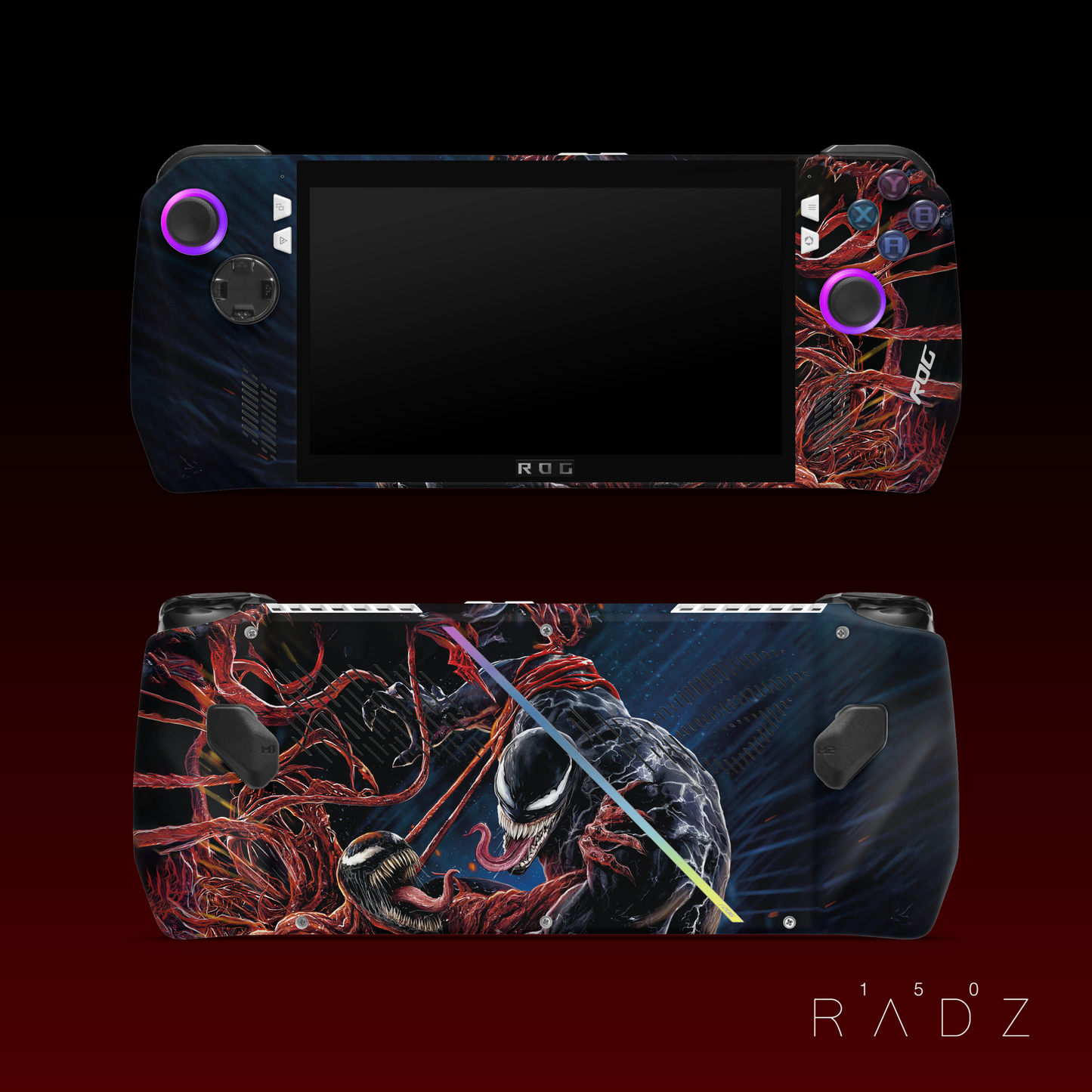 Skin ROG ALLY - Carnage vs Venom