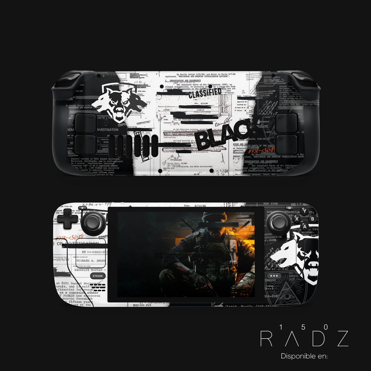 Skin Steam Deck - Black OPS 6