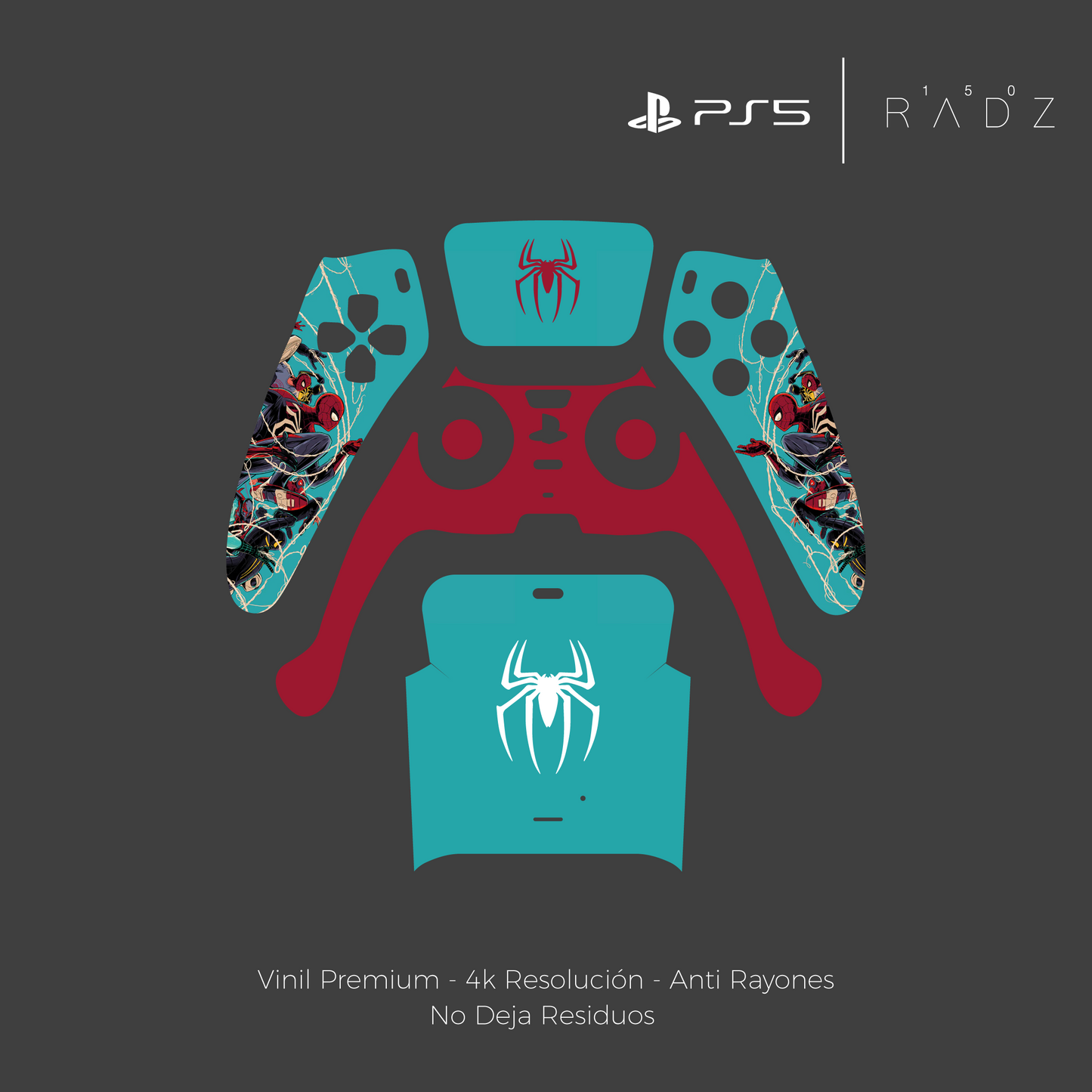 Skin PS5 - Control SPIDERMAN Azul
