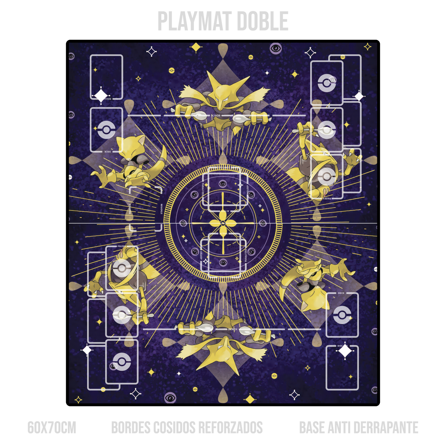 Abra, Kadabra y Alakazam - Playmat Doble