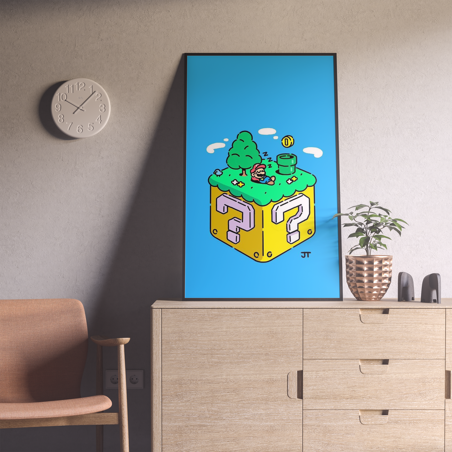 POSTER DIA DEL NIÑO - PROMO - Mario Bros.