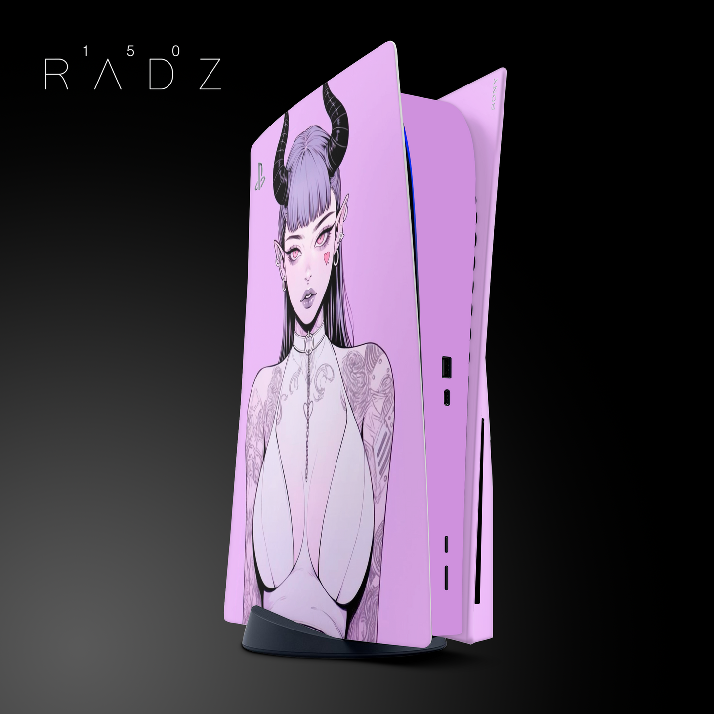Skin PS5 - Purple Demon