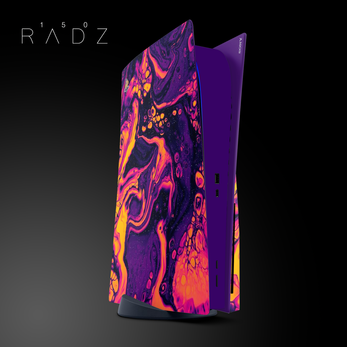 Skin PS5 - Purple Liquid