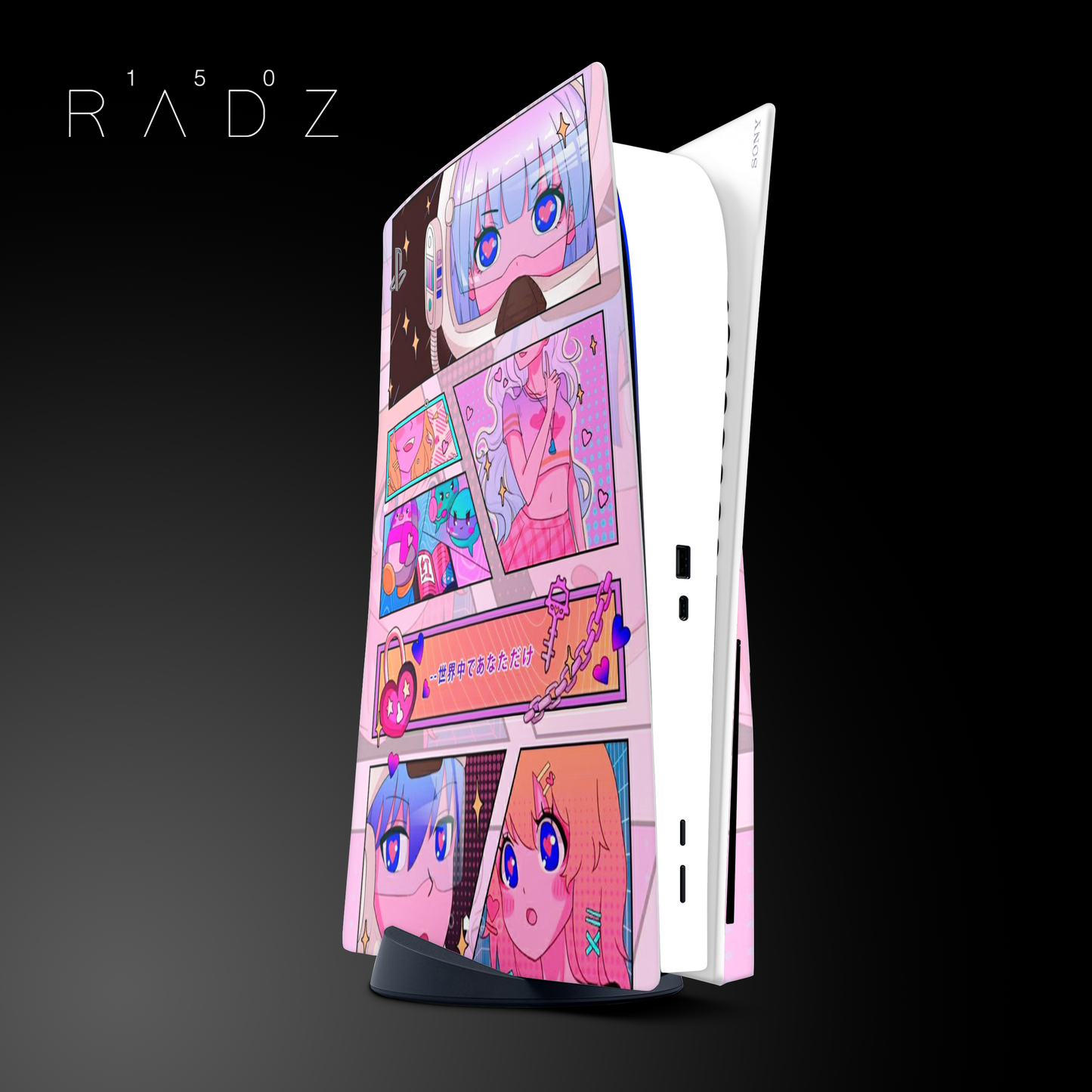 Skin PS5 - Comic Anime