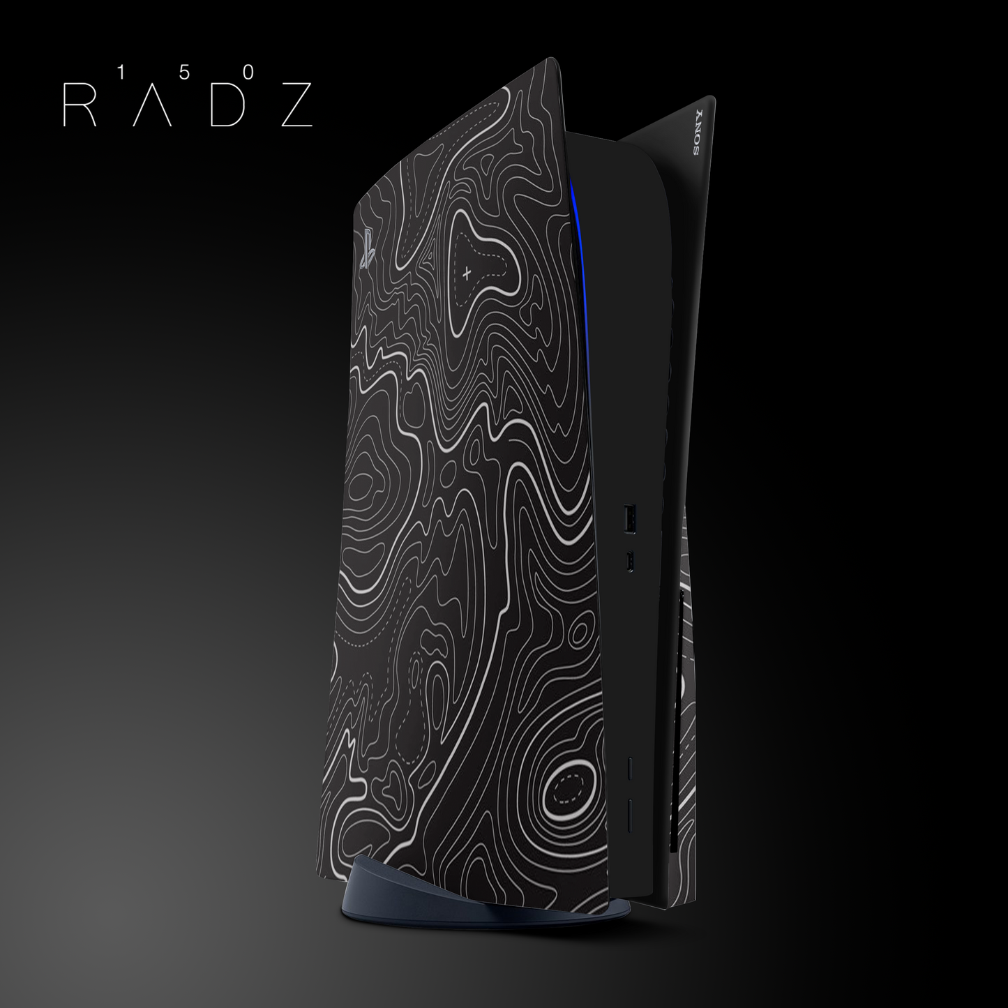 Skin PS5 - Black Noir