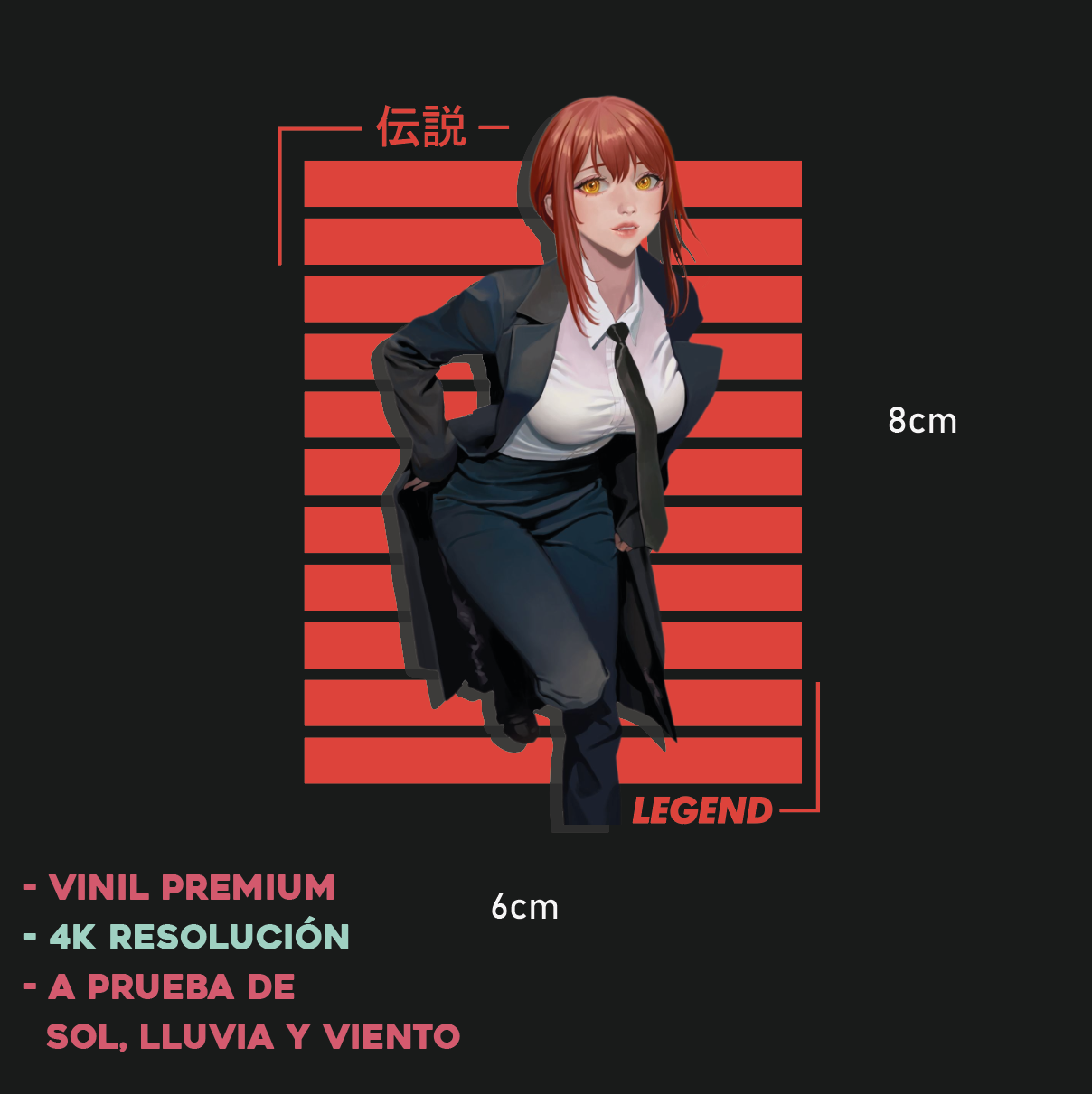 Makima - Sticker Anime - V2