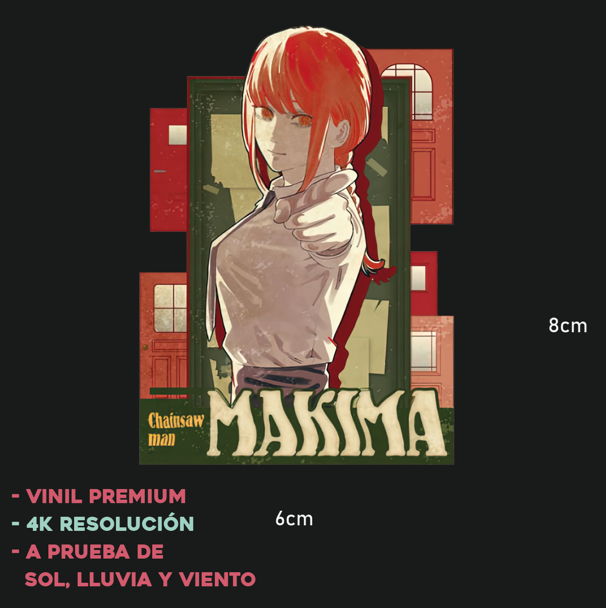 Chainsaw Man - Sticker Anime - Makima