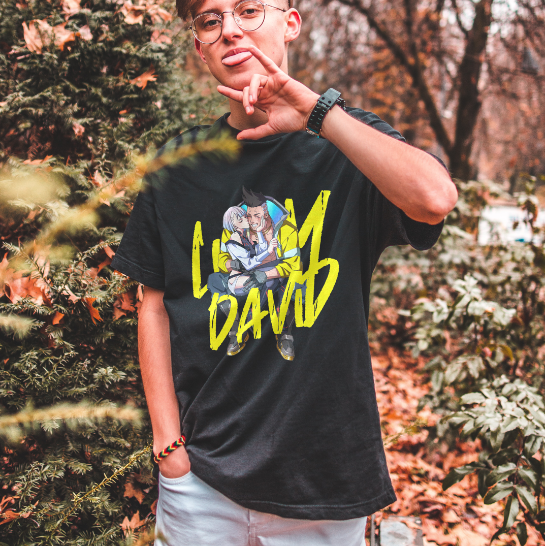 Playera - Cyberpunk EdgeRunners Lucy y David
