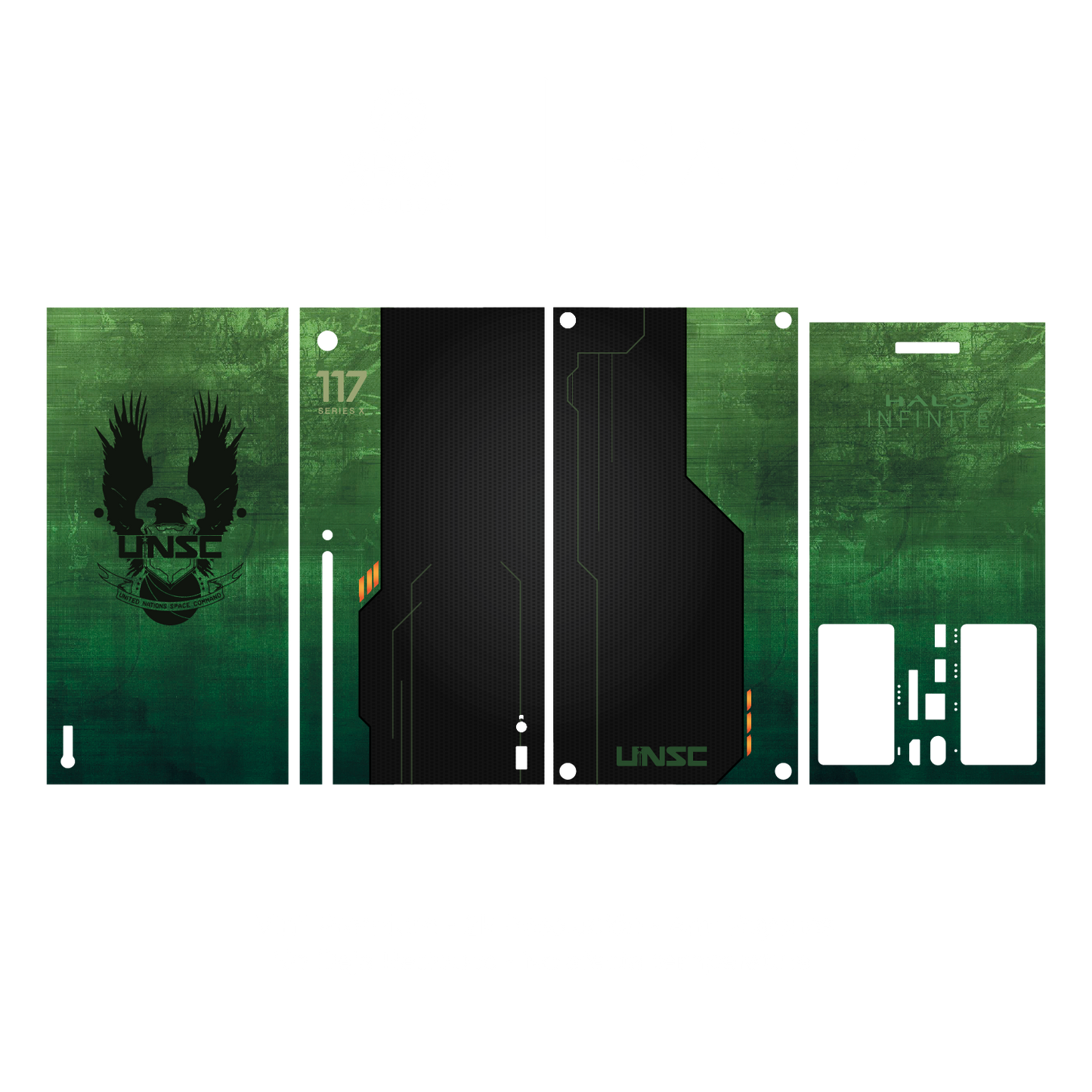 Skin Xbox Series X - UNSC Verde
