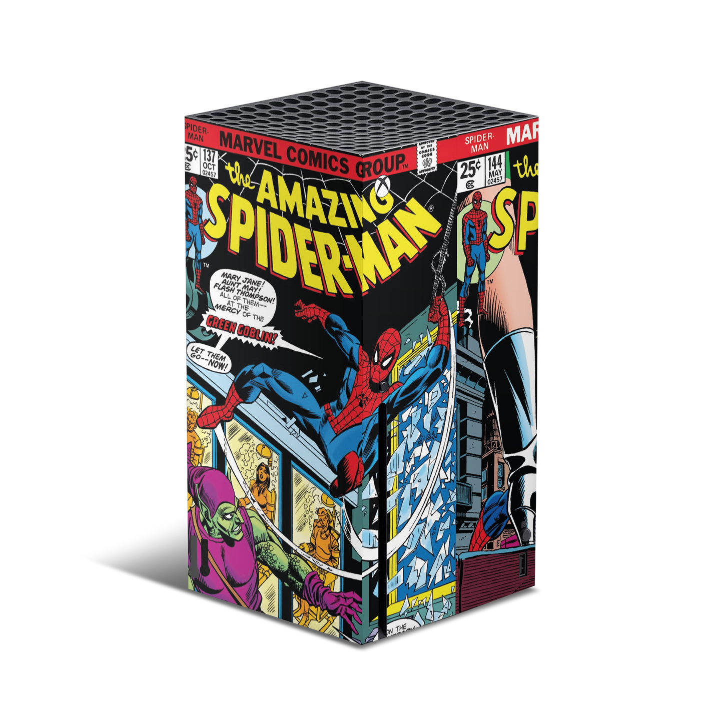 Skin Xbox Series X - Comic Spiderman