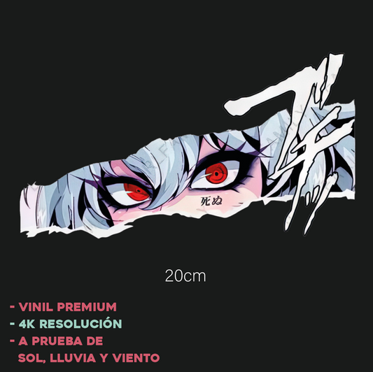 Ojos Anime Ripped - Sticker