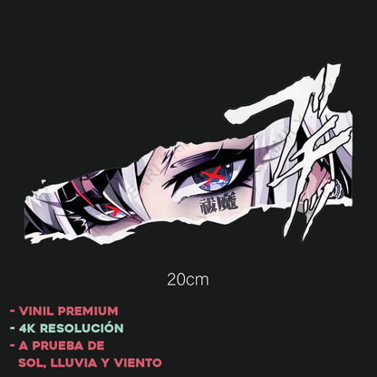 Ojos Anime Ripped - Sticker