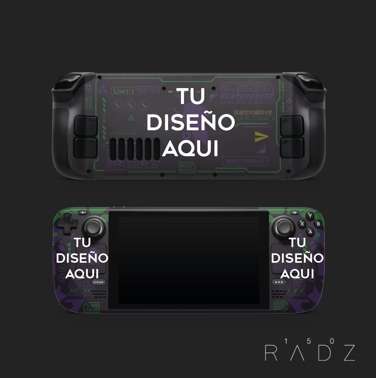 Skin Consola - Steam Deck Personalizada – 150Radz