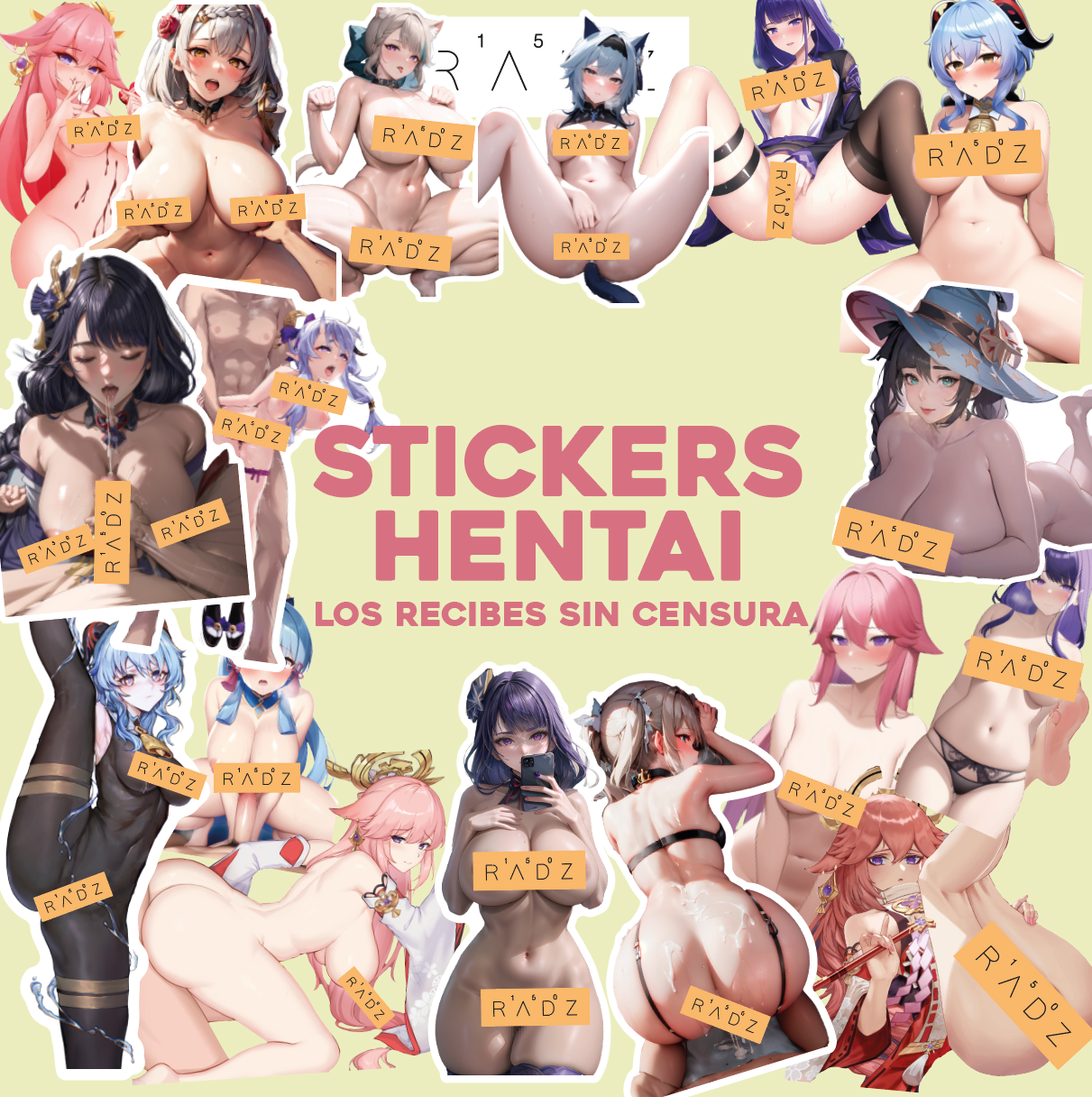 Kit Stickers +18 Hentai - Genshin Impact - PROMO