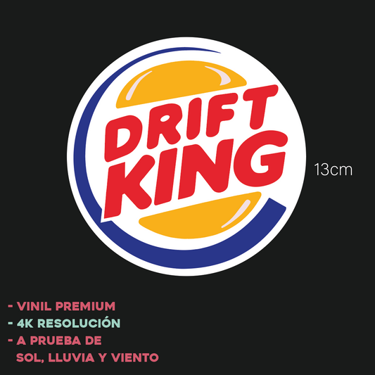Drift King - Sticker
