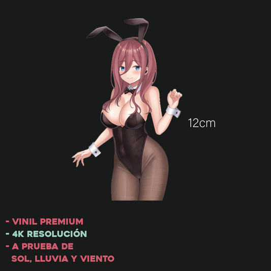 Miku Nakano Bunny  - Sticker Anime