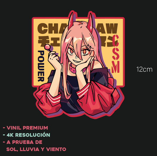 Power Chainsaw Man - Sticker