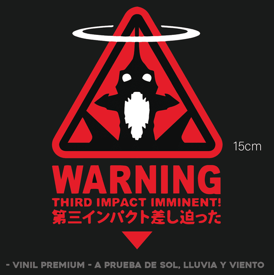 Warning Impact - Sticker