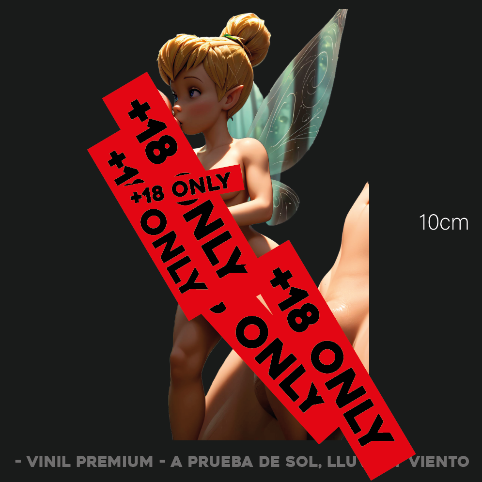 Tinker Bell Sucking  - Sticker