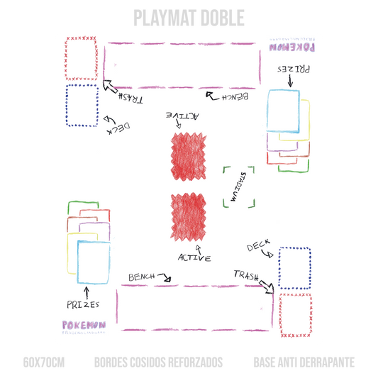 Crayon Pokemon -  Playmat Doble