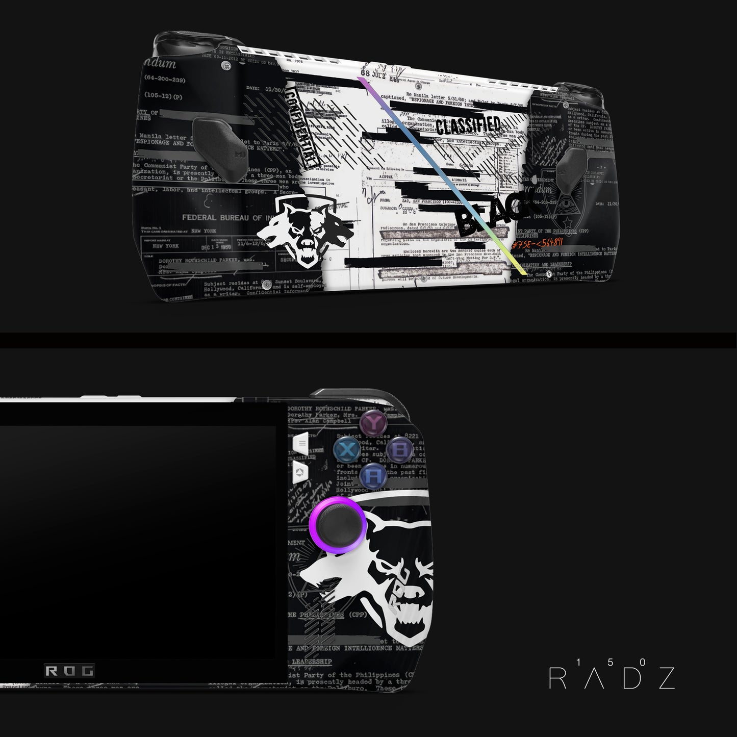 Skin ROG ALLY  - Black OPS 6