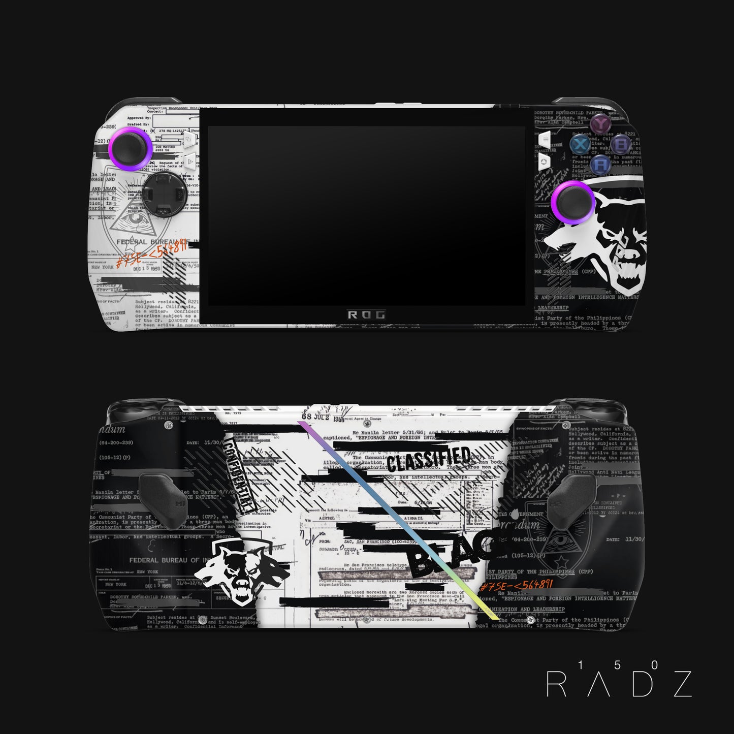 Skin ROG ALLY  - Black OPS 6