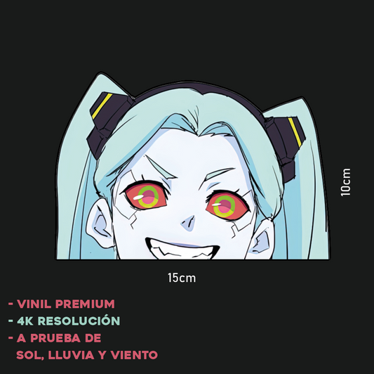 Rebecca Ojos - Anime Sticker