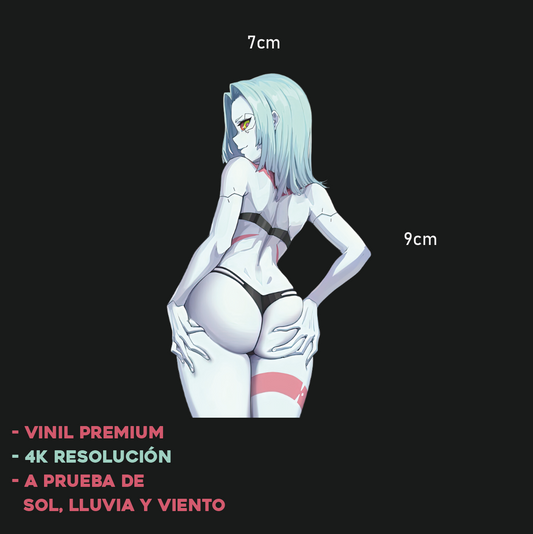 Rebecca Ass - Sticker Anime