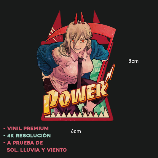 Chainsaw Man - Sticker Anime - Power