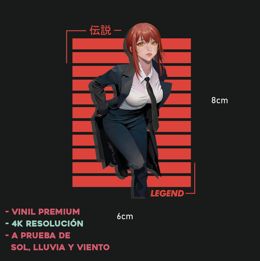 Makima - Sticker Anime - V2