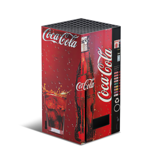 Skin Xbox Series X - Maquina Coca Cola