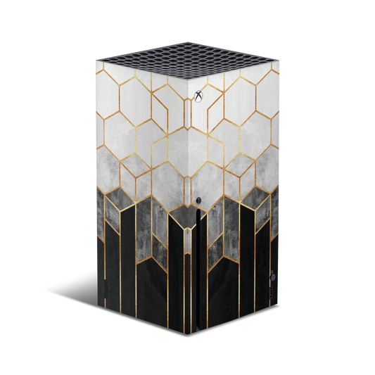 Skin Xbox Series X - Mosaico Gris