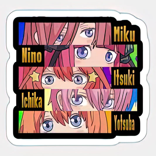 Nakano Sister - Sticker Anime - V8
